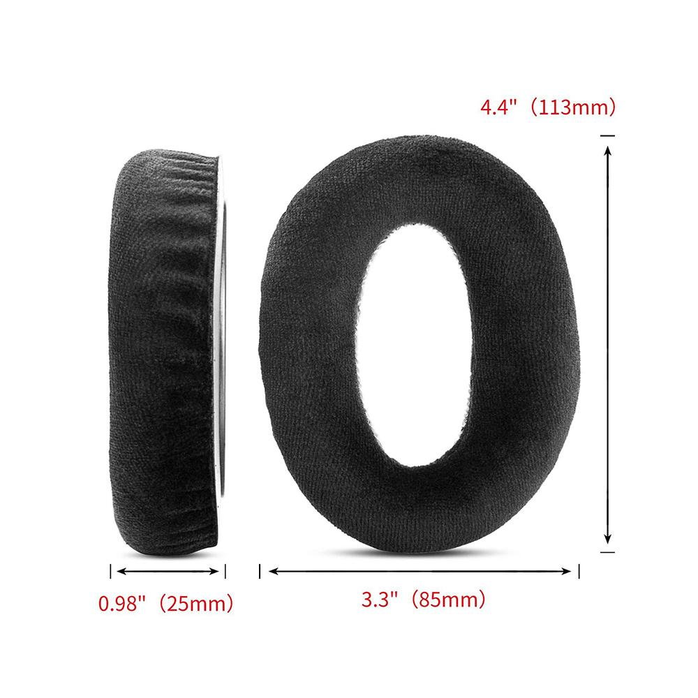 Pair Of Earpads For Sennheiser HD545 HD565 HD580 HD600 HD650 Headphone Ear Pads Cushion Memory Foam Sponge Cover Velvet Earmuffs