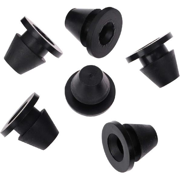 

6PCS Rubber Side Cover Grommets For Harley Street Electra Road Glide Road King 2008-2023 Replaces OEM 0521-1234