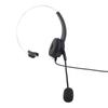 Monaural Phone Headset with Noise Canceling Microphone Volume Adjustable Office Telephone Headset with USB C To USB