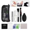 Camera Lens Cleaning Kit Professional Scratch Free Electronics Cleaning Tool Set with Air Blower Cleaning Brush Wipes Tweezers