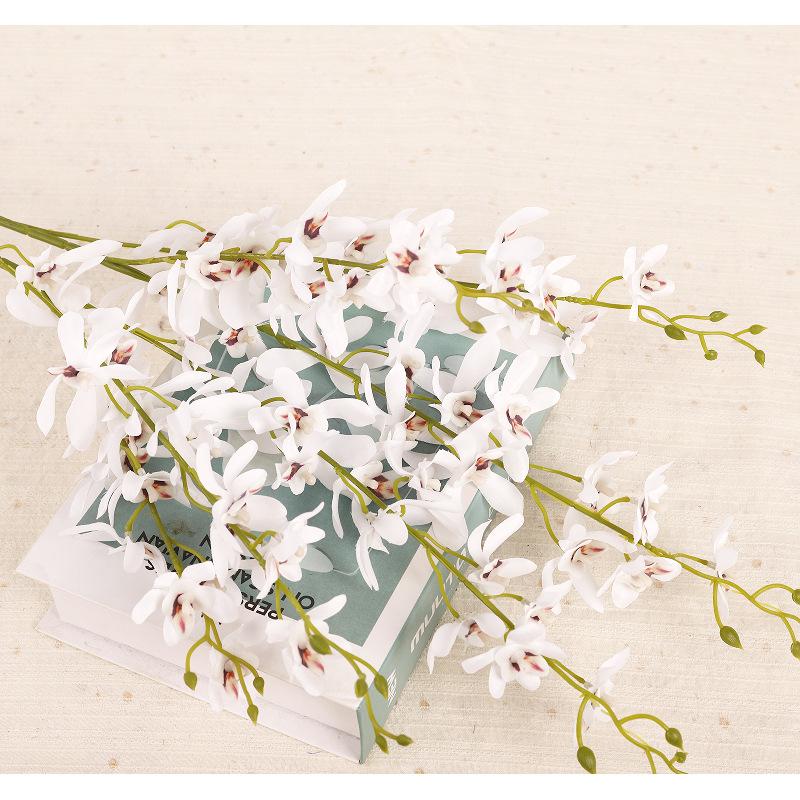 Fake flower decoration simulation mini Vanda orchid wedding three-dimensional home ornament 3D printing simulation small ocean orchid