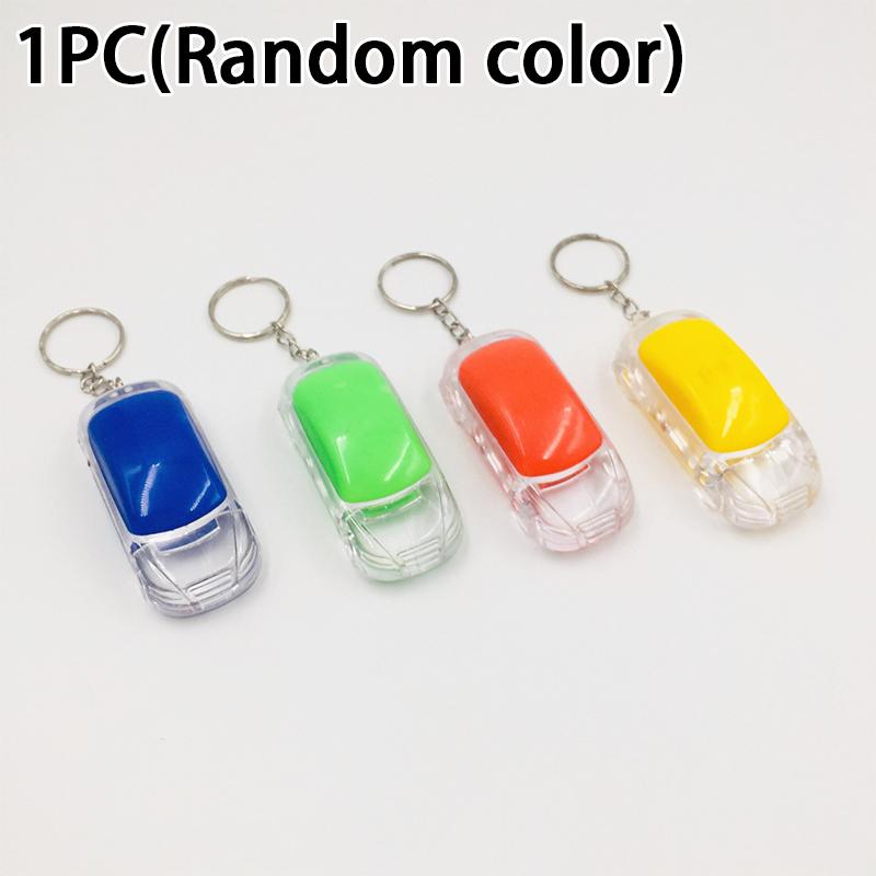 Cartoon Led Light-Up Keychain Creative Bag Charm Light-Up Toy Gift Mini Flashlight