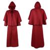 Halloween Costume Medieval 5-color Hooded Cape Retro Robe, Wizard Death Cape Costume