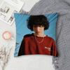 Finn Wolfhard Stranger Double-Sided Printed Square Pillow Cover Decorative Cushion Cover For Sofa Bedroom Bedside