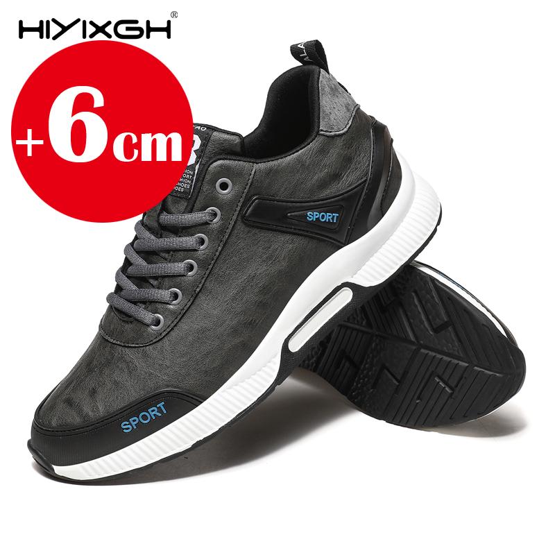 Zimní boty do výtahu Boty zvyšující výšku pro muže Tenisky Vysoké Zvyšující výšku Teplé Boty zvyšující výšku Vložka 6CM