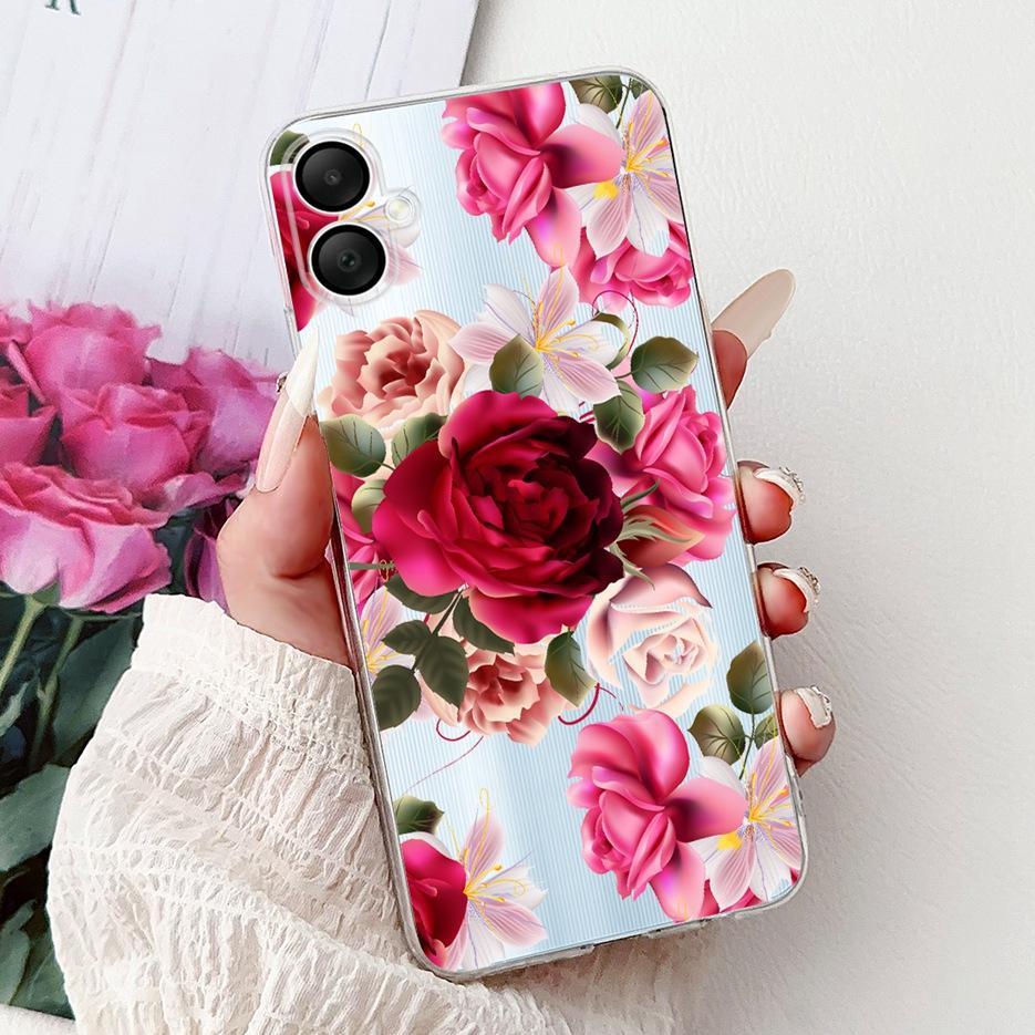 For Samsung Galaxy A06 Case A04 A04e A05 Lucky Koi Fashion Painted Cover Soft Silicone Case For Samsung A06 A 04 Galaxy A05 Bags