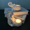 Portacandele a forma di animale, scultura con proboscide di elefante, portacandele a forma di tealight, piccoli portacandele decorativi, buoni regali portafortuna