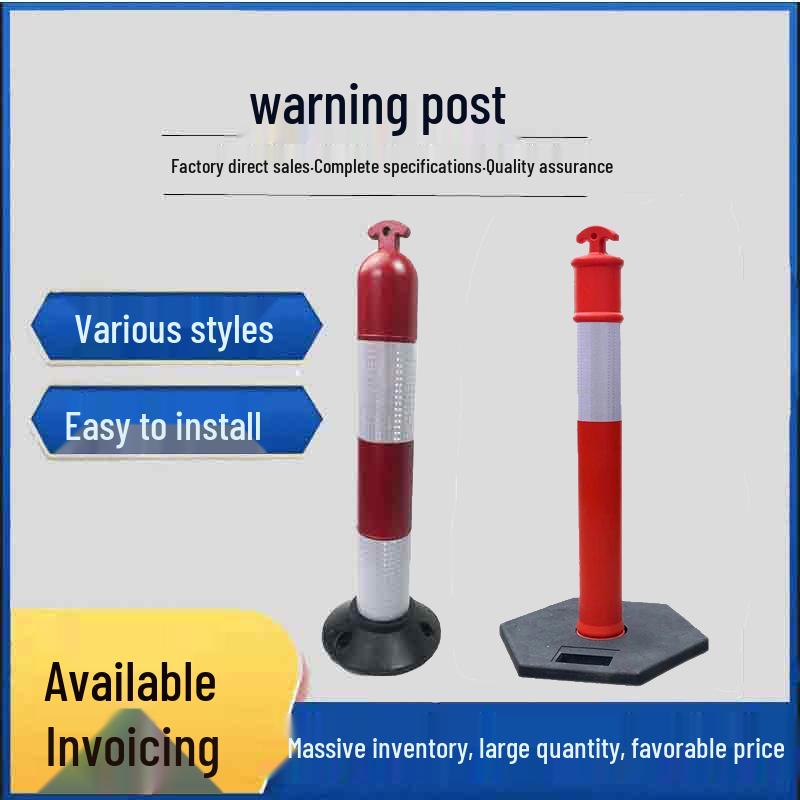 Detachable Reflective Anti-collision Rubber Traffic Post Divider
