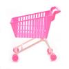Children's toy 11CM Pink Shopping Cart for Lifestyle Accessories Classic Toys for Kids Girls Gift