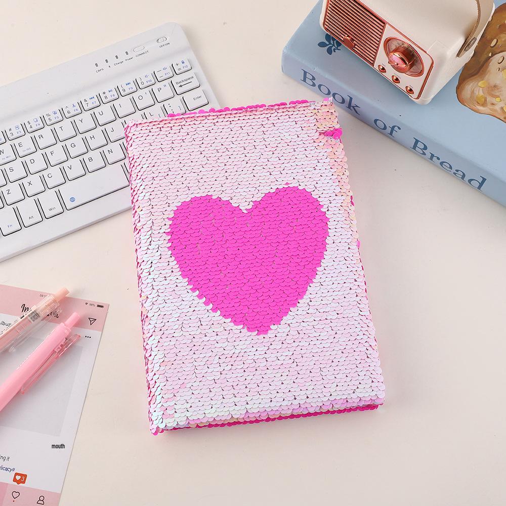 Enchanting Sequin Style Notebook: Exquisite Patterns for DIY Journaling & Student Notes