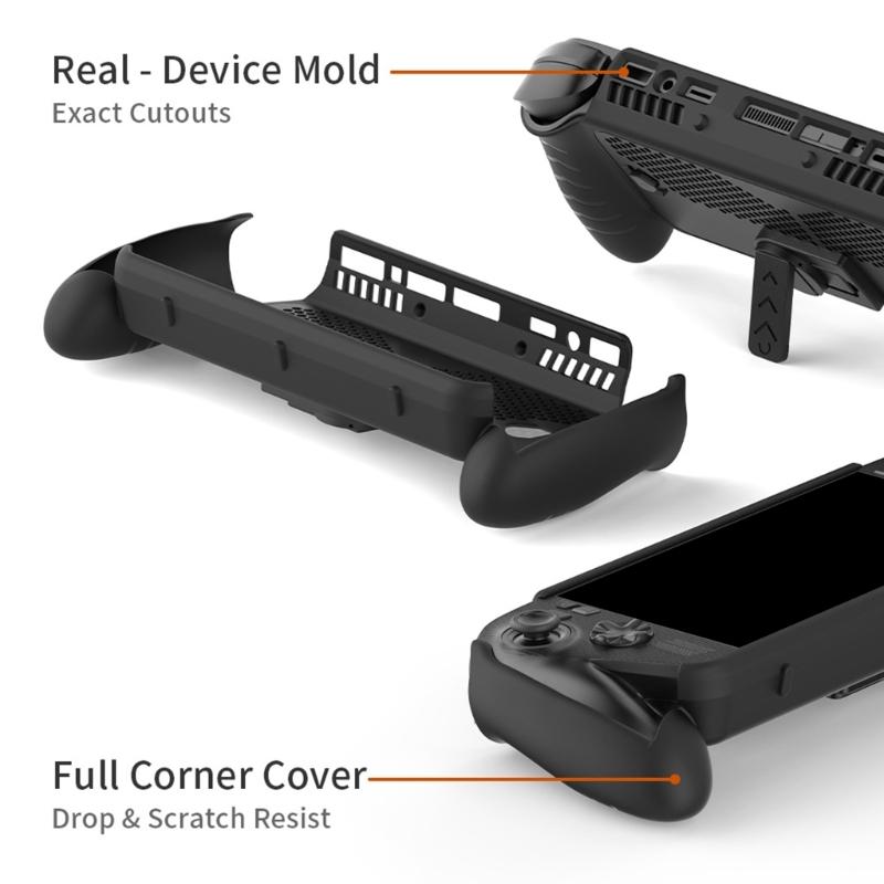 Back Cover for ROG Console,Game Host Protector Soft ABS Dockable Protective Case Accessories