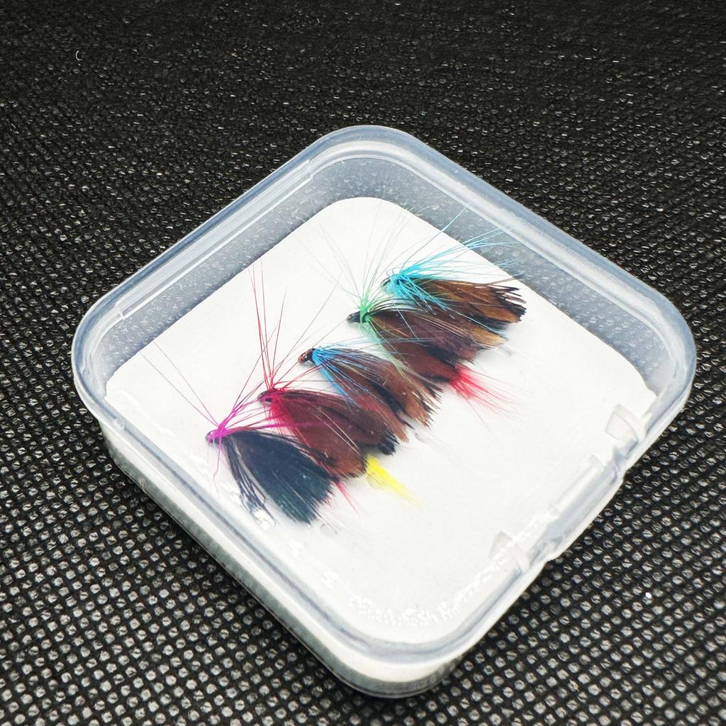 5/10 Stück/Set Künstliche Trockenfliegen Schmetterlings-Köder Mehrfarbig Fliegenfischen Köder Angeln Forelle Lachs Barsch Motte Schmetterling Insekt Köder