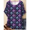 Casual Loose Versatile Women's Top Comfortable Short Sleeve Fashion Daily T-Shirts Women’s