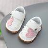 Children Shoes Lovely Heart Baby Soft Soled Walking Shoes Designer Comfort Anti Slip Casual Shoes Daily Versatile Girls Sneakers
