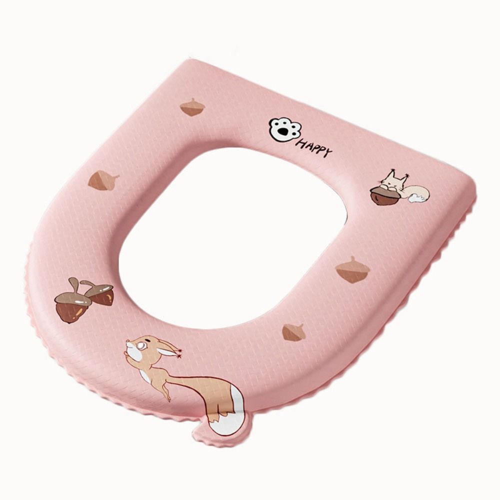 Waterproof Cute Toilet Seat Cover Cartoon Closestool Mat Universal Toilet Pad  Household
