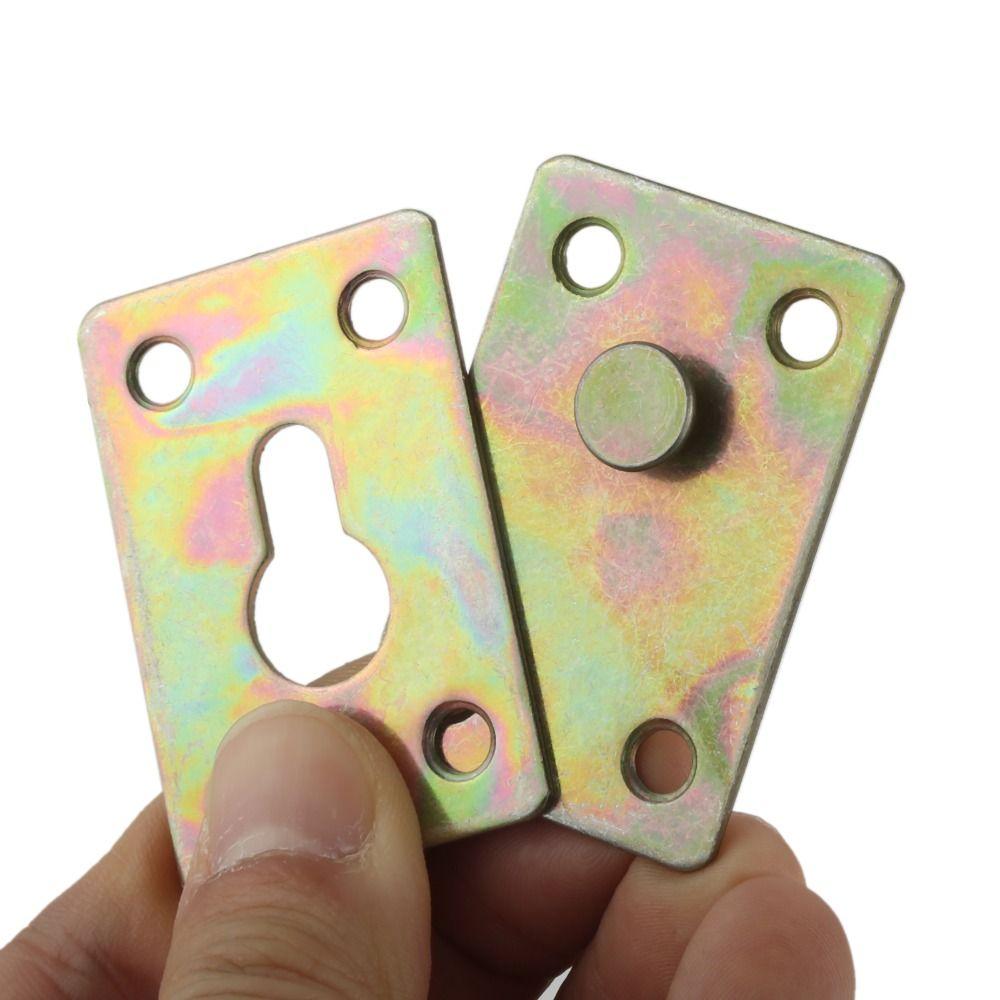 Wall Mount Bracket Picture Hanger Iron Interlocking Bracket New Furniture Connector Home Office
