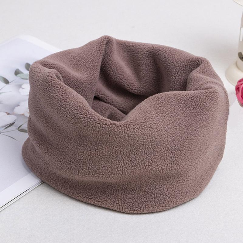 Autumn and Winter Rocking Velvet Neck Scarf, Outdoor Men's and Women's Multifunctional Neck Scarf, Cycling Fleece Warm Windproof Pullover Neck Scarf