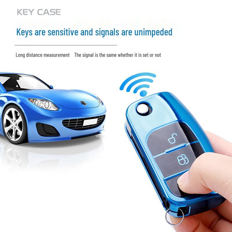 TPU Soft Gel Car Key Cover for Ford Fiesta