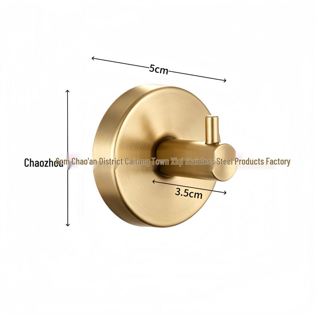 Traceless Stainless Steel Suction Cup Hook - Strong, No-Drill Wall Storage for Bathroom & Kitchen