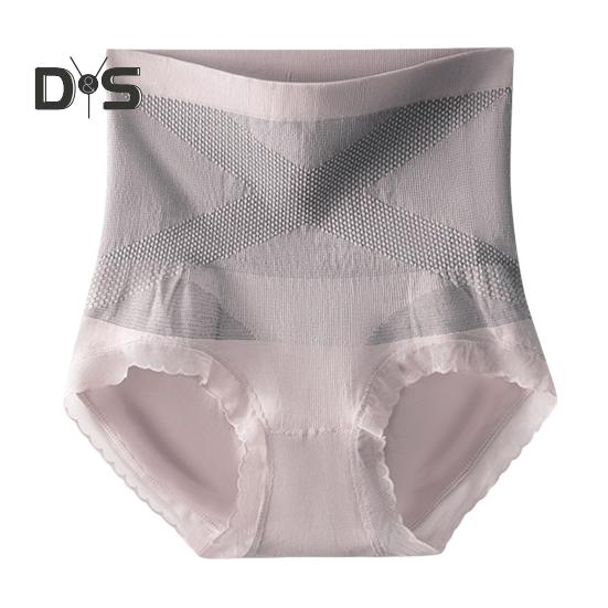 Lady Underpants High Waist Shaping Underwear Butt-lifted Thin Tummy Control Elastic Panties Compression Seamless Good Breathability Daily Sport Briefs