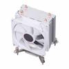 CPU Cooling Fan 3.54in 2 Heat Pipes 3pin 12VDC 2000RPM Hydraulic Bearing CPU Air Cooler with Backplate for Intel 775