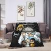 Death Note Near and Mello Flannel Blanket  Super Soft Throw Blanket for Living Room Airplane Travel Bedspread Sofa Bed Cover