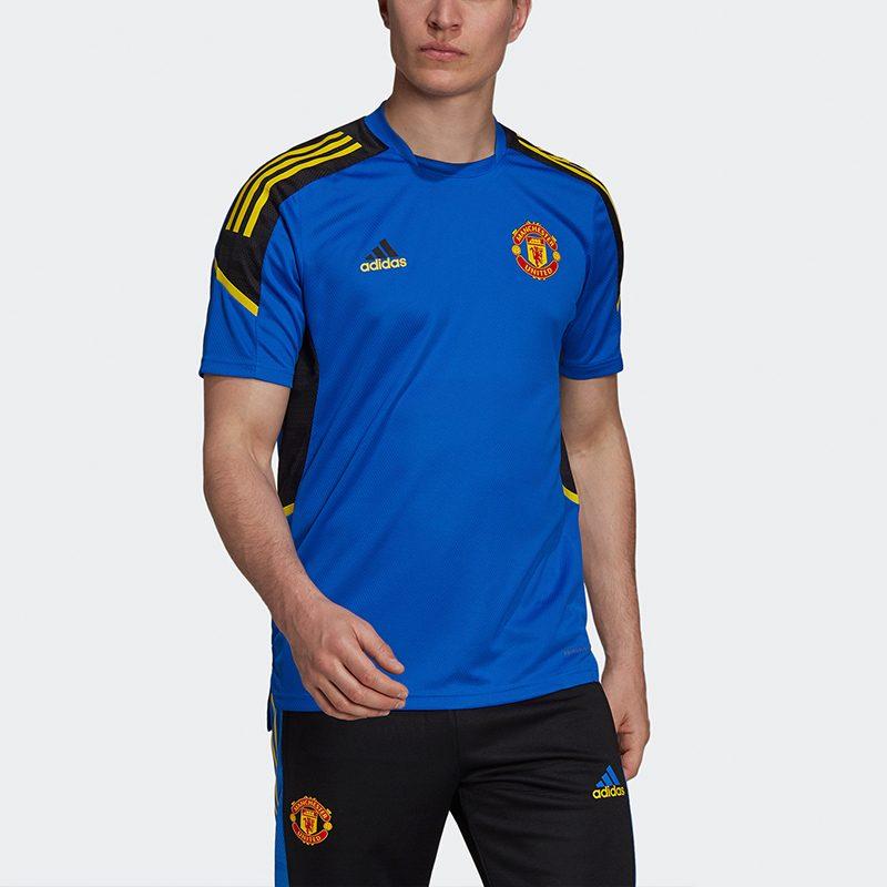 Adidas Manchester United Soccer Jerseys Men's Blue Moderate GS2415