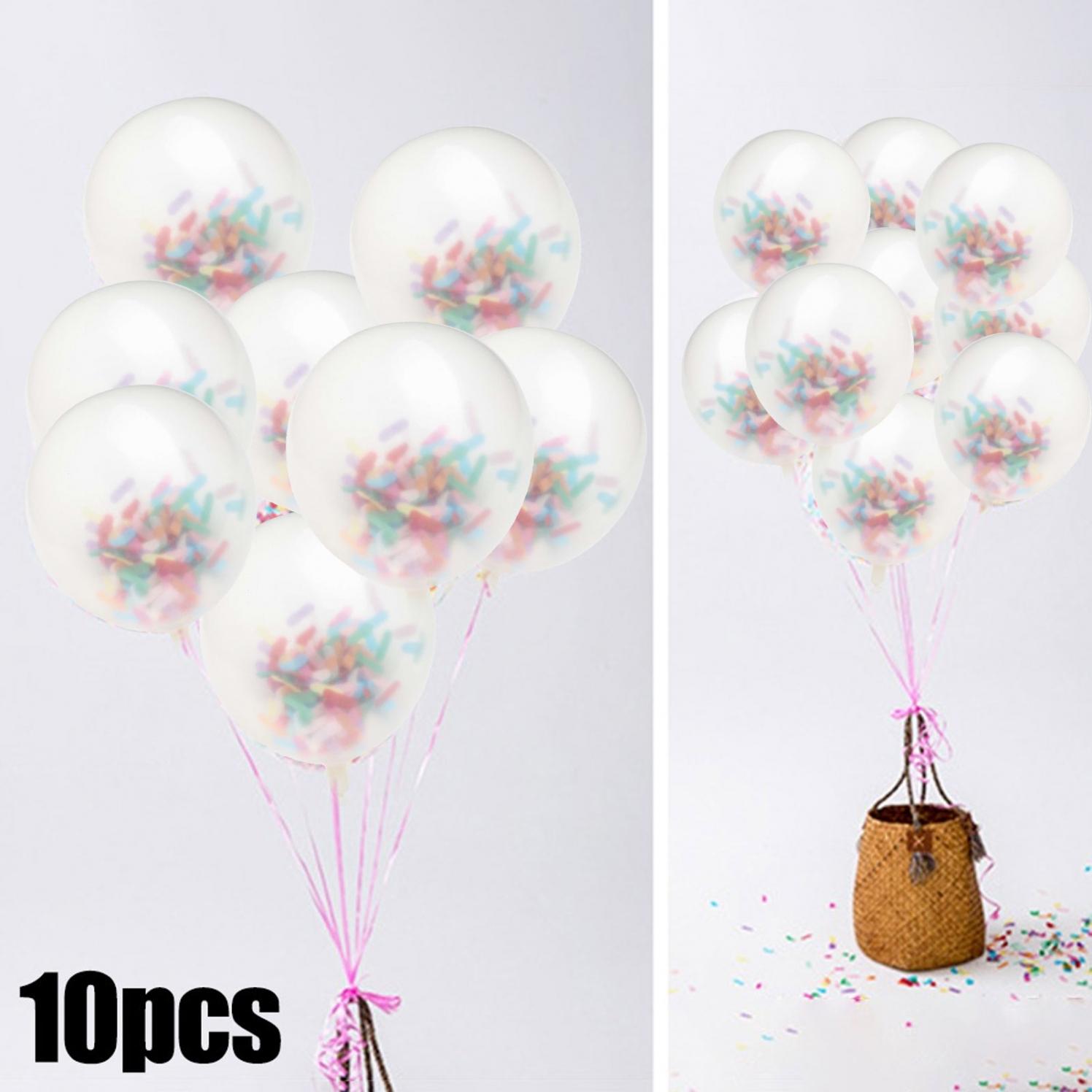 

10 шт. латексных шаров, шары латексные многоцветные, безопасная теплая атмосфера