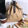 Thermoisoliertes Tragetasche Lebensmittelbehälter Lunchaufbewahrung Handtaschen Koreanische Lunchtasche Frische Kühltaschen