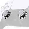 eXtremeRate Custom Silver Metal Thumbsticks for PS5 Controller, Replacement Aluminum Analog Stick Joystick for PS4 Controller - Controller NOT