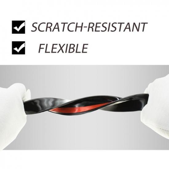 4pcs Car Wheel Eyebrow Arch Protector Trim Lips Fender Flares Matte Black Look