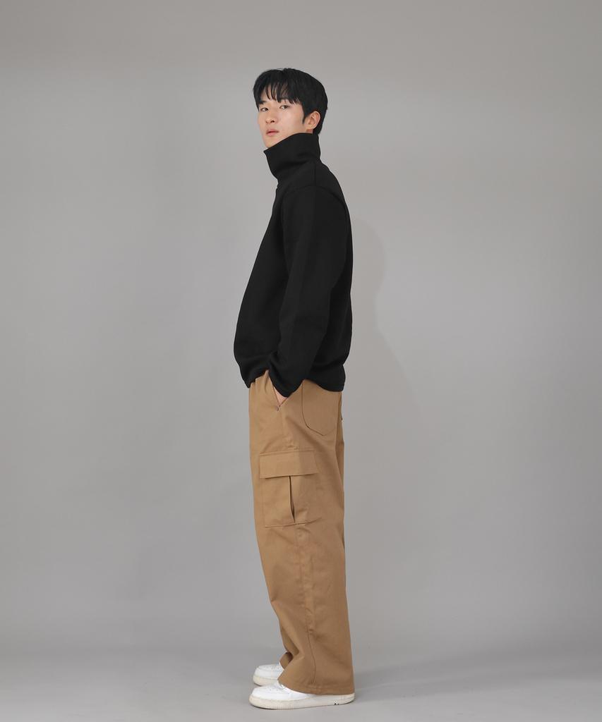 Seinteukeulu Rivet Fix Ex Wide Cargo Pants Rec-360 Camel