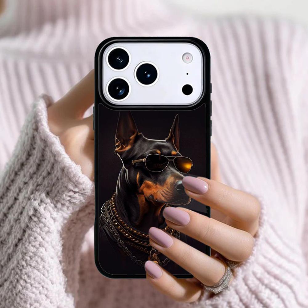Dachshund Doberman Dog Phone Case For Apple iPhone 17 Air 16E 15 14 Plus 13 12 11 Pro Max Mini Funda Cover