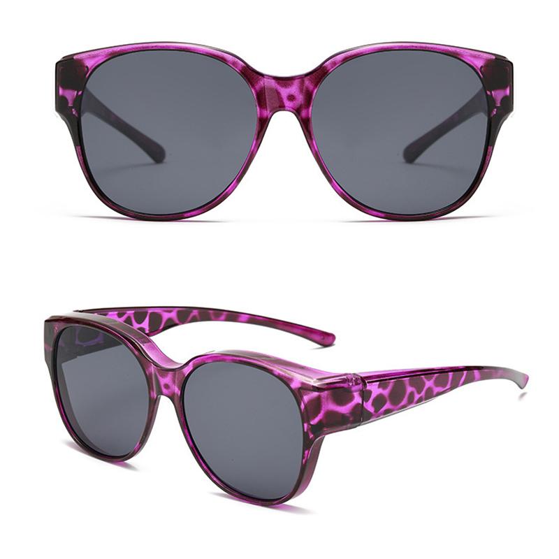 Fashion Large Frame Sunglasses Cover Over Myopia Prescription Glasses Portable Men Women Vintage Fishing Driving Eyewear