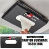 For Snap-fit Car Sun Visor Tissue Box Storage Accessories Chr Corolla Camry Rav4 Yaris Hilux Prius Avensis