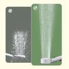 Candy Color Five-speed Booster Shower Head One-button Water Stop Filter Handheld Shower Set Home Bathroom