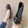 Fashion 2025 New Pointed Elegant minimalist Ladies leisure comfortable Large size Soft Sole Women Fashionable versatile Flat Shoes