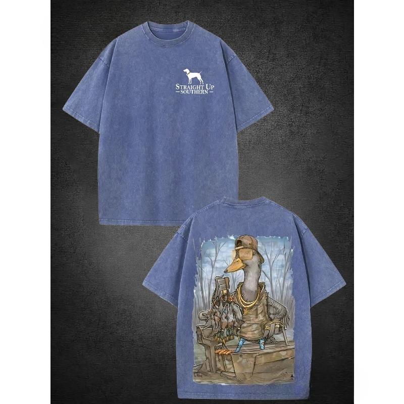 

European sizes Men s Washed T-shirt, Suitable for Hunting Activities, Outdoor Sports, Holidays, Gifts and Other Scenes. 5XL синій