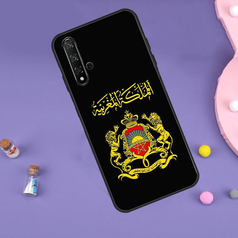 Morocco Maroc Moroccan Flag For Huawei Nova 7i 8i 11i 12i 12s 9 10 SE Y60 Y61 Y70 Y72 Y73 Y90 Y91 P20 P40 P30 Lite Case
