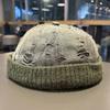 Autumn and winter new trendy casual hole old landlord hat versatile face small street warm yuppie melon fur hat