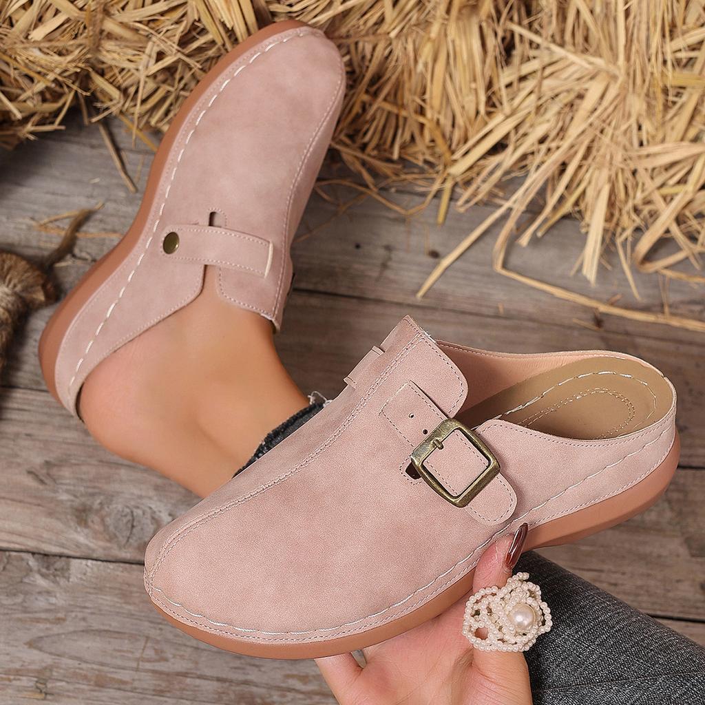 Women Slippers Summer Comfortable Slippers Flat Casual Sandals Elegant Round Toe Lightweight Women Shoes Slides Women