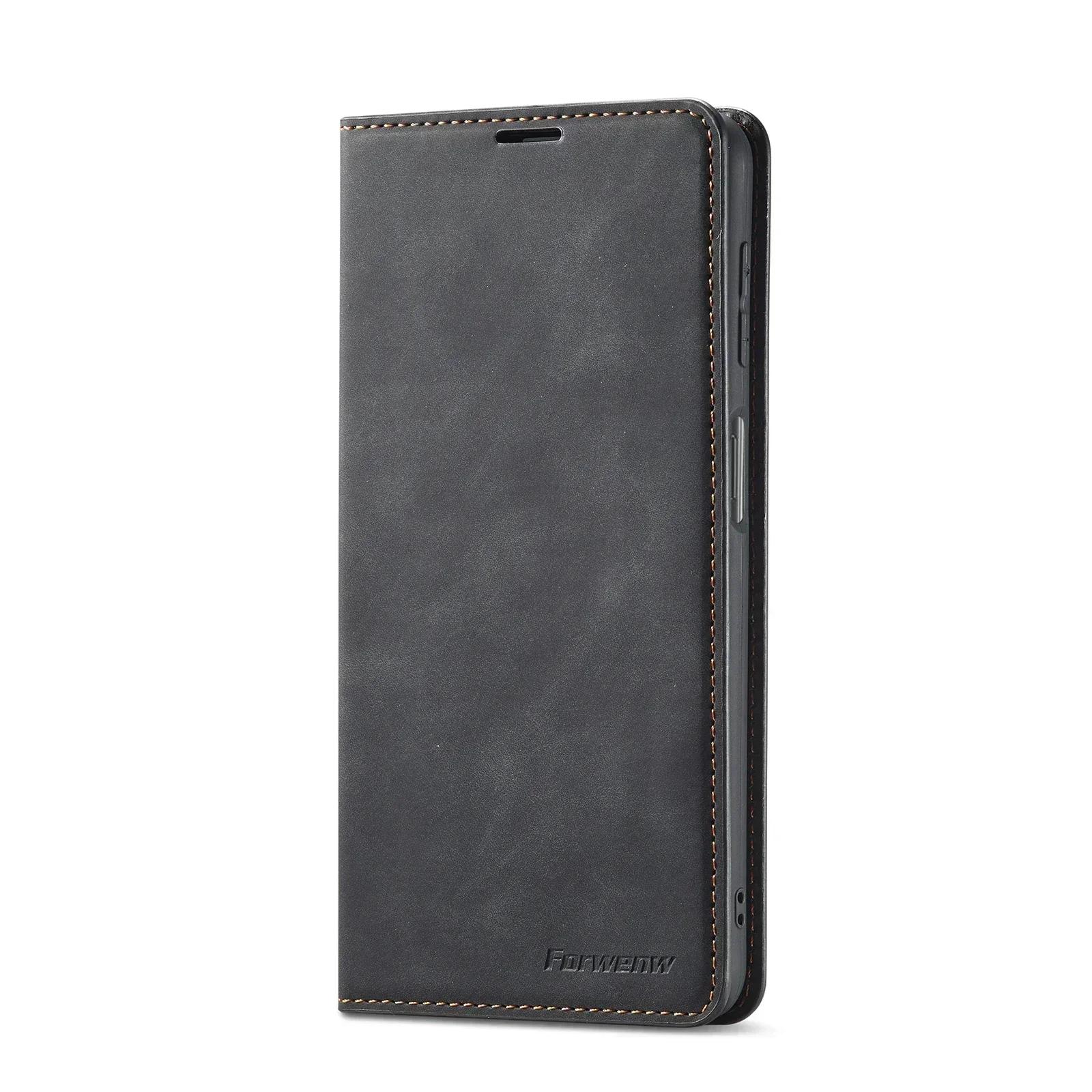 

For Huawei P30 Pro VOG-L29 6.47 Cases Luxury Solid Color Wallet Flip Cover on For Huawei P30 P40 P20 Pro Lite Coque Phone Cover For Huawei P30 Pro чёрный