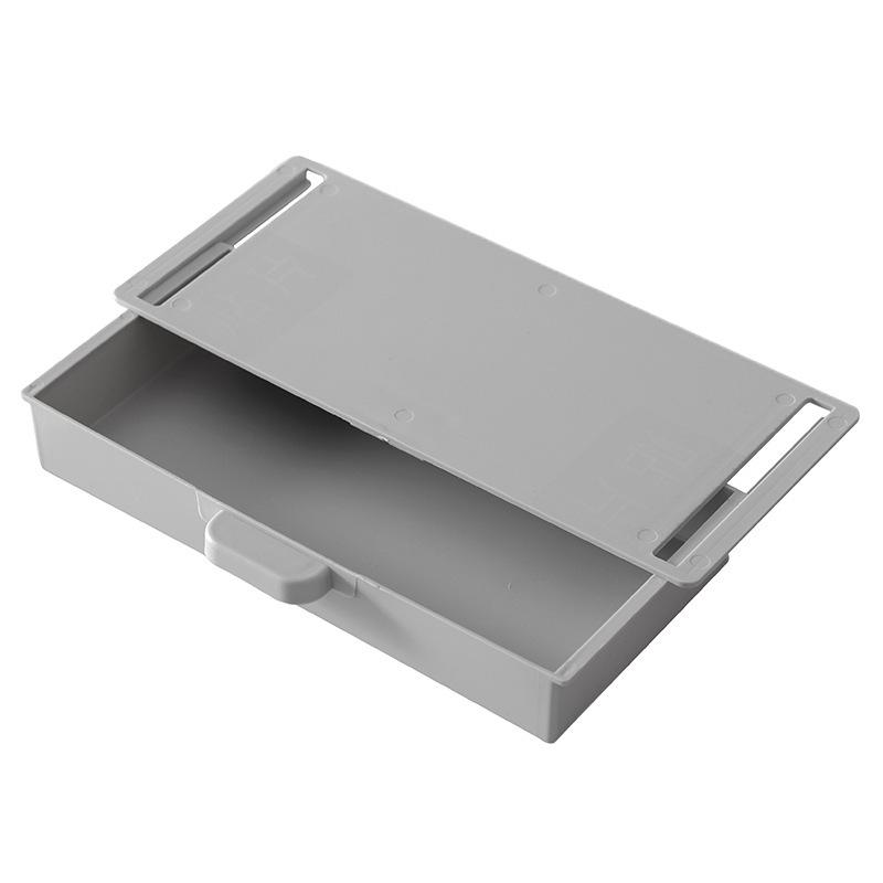 

Adhesive Storage Box, Under-Desk Organizer, Hidden Stationery Drawer Box