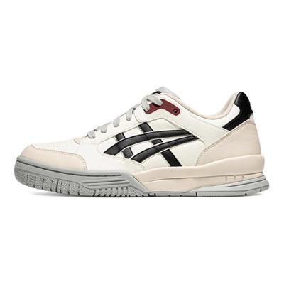 Gel-Spotlyte Synthetic Leather Comfortable Durable Low-Top Retro Basketball Shoes Unisex Sneakers Off-White Black 1203A505-102