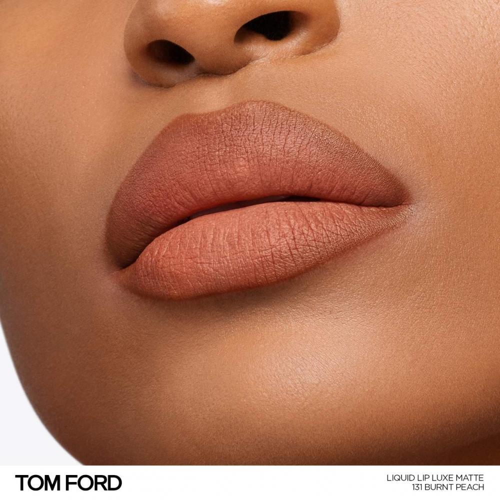 Tom Ford Liquid Lipstick Luxe Matte For Long Wear 0.20 Oz Burnt Peach Cinnamon Brick