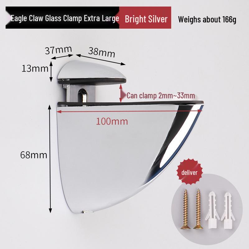 Adjustable Glass Shelf Clip Support Bracket