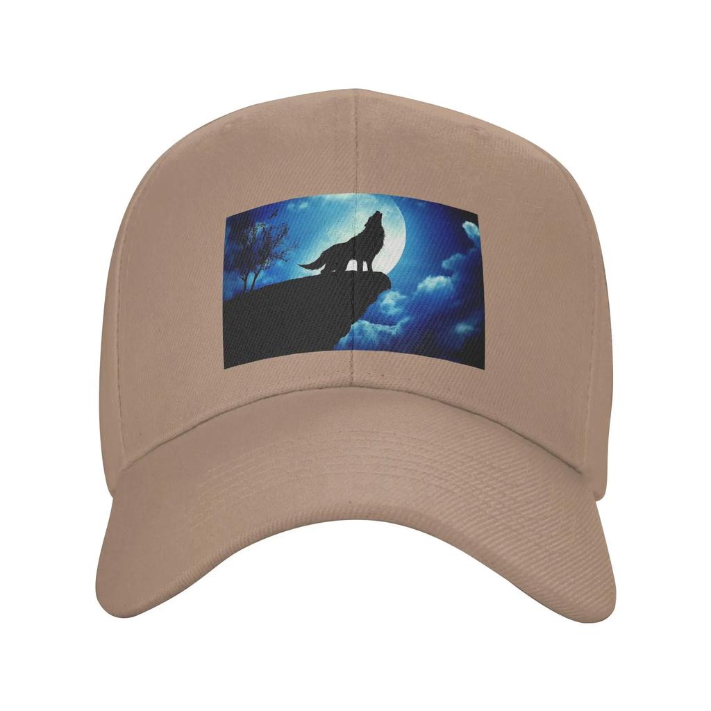 Howling Wolf Baseball Caps Snapback Fashion Baseball Hats Breathable Casual Casquette Outdoor Unisex