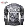 Men's Long Sleeve Elastic Compression Shirt - Anti-Abrasion Jiu-Jitsu Training Body Shaper
