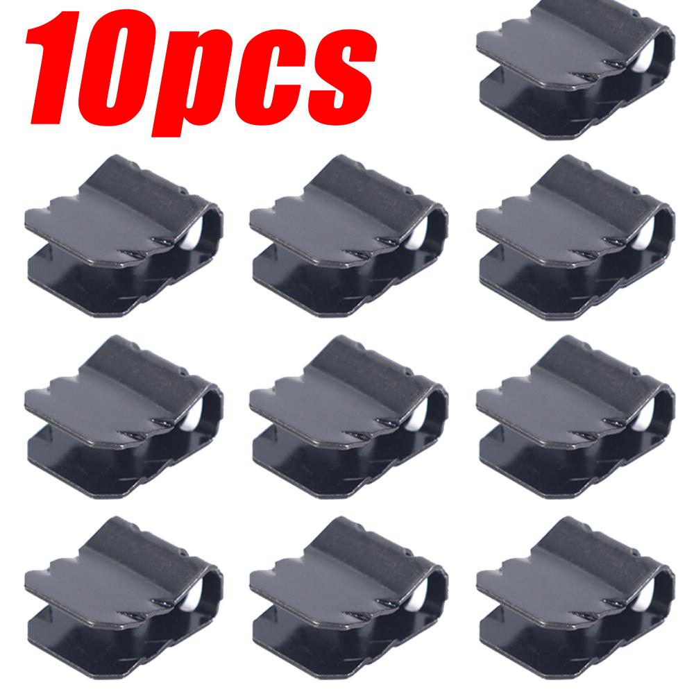 10/50 шт. Автомобильный крепежный зажим Фиксатор подкрылка Заклепка бампера Зажим для фиксации крыла Черный пластиковый фиксатор Крепежные элементы панели отделки