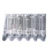 baizihuahu Lace Short Curtain, Half Windows French Style Hollow Gauze Sheer, Dustproof Curtain for Cabinets Bay